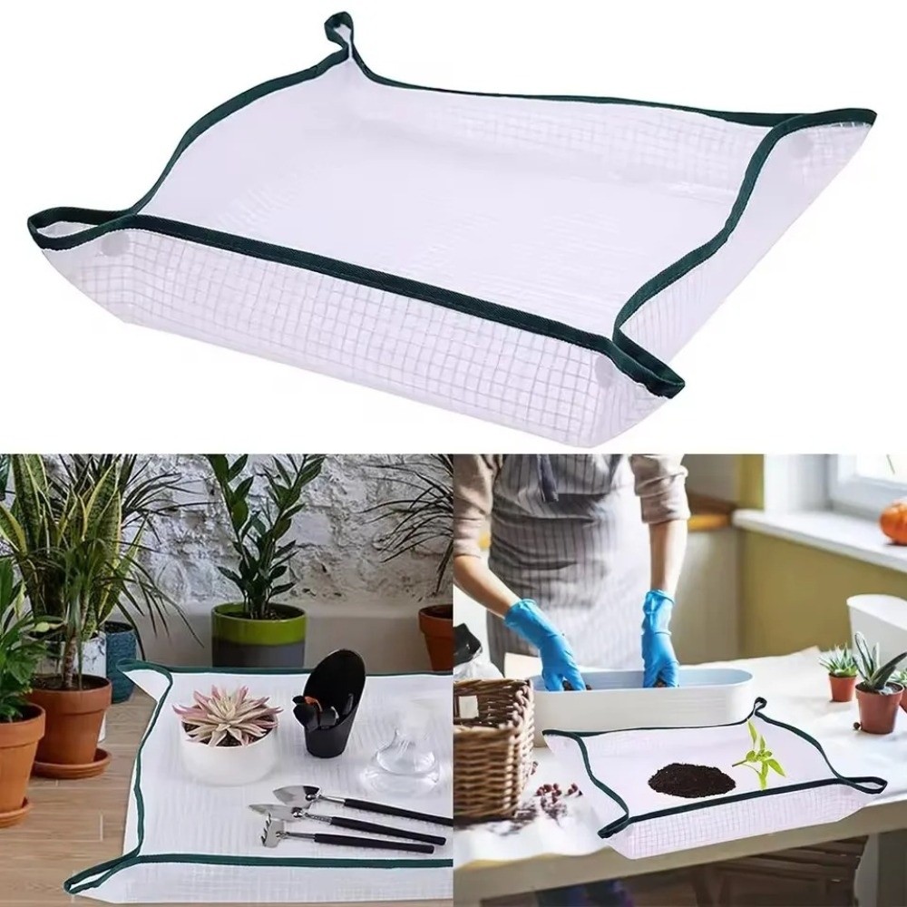 Bonsai Repotting Mat - 19.68/39.37in Plant Repotting Square Mat Transparent