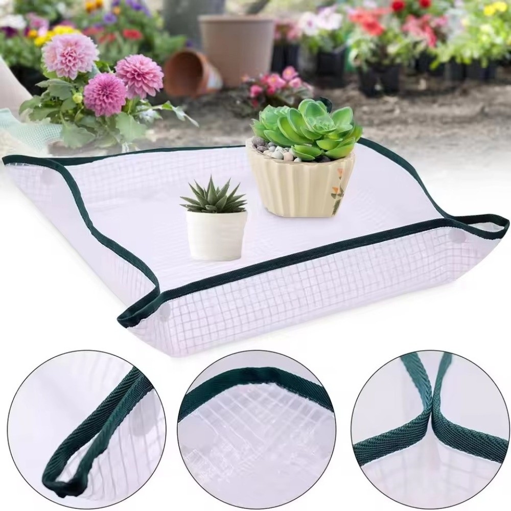 Bonsai Repotting Mat - 19.68/39.37in Plant Repotting Square Mat Waterproof