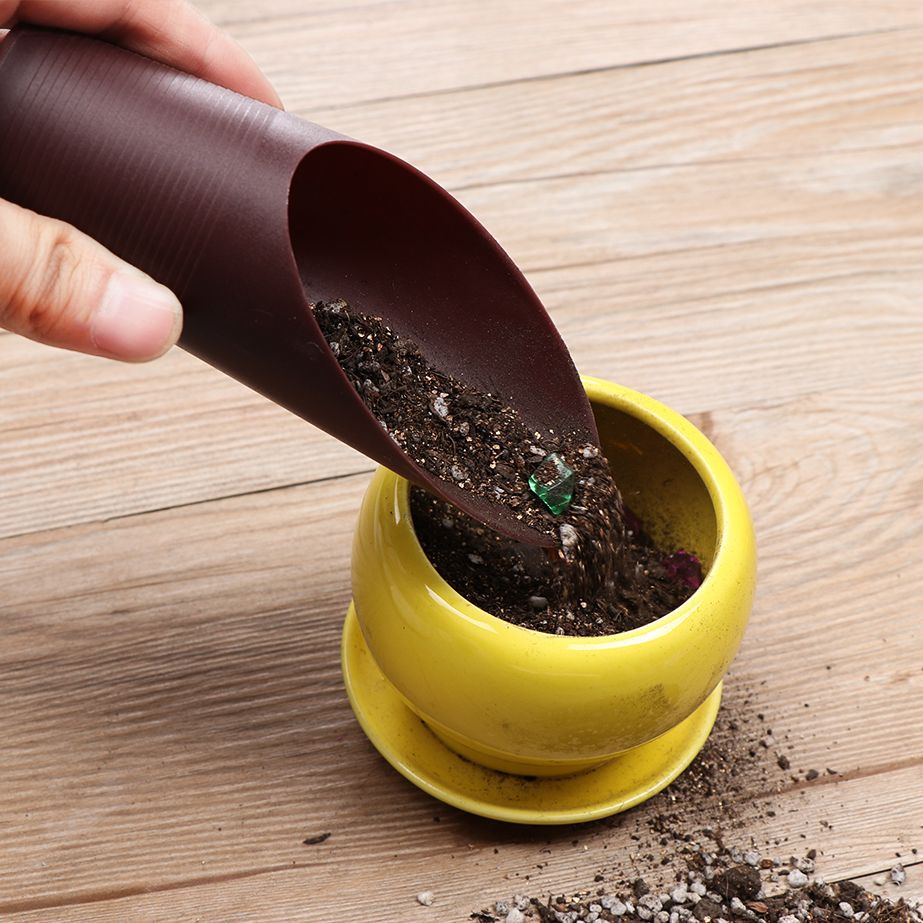 Soil Scoop Tool - 1PC Plastic Soil Shovel Cup For