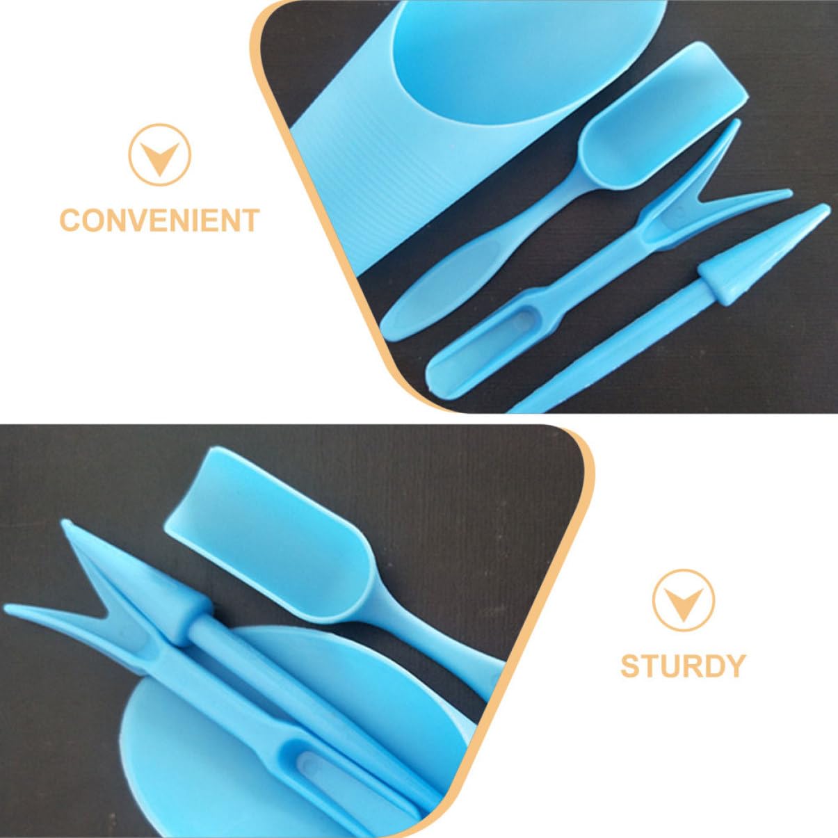 4pcs/set, Plastic Durable Buck - Soil Scoop Tool 评论和价格