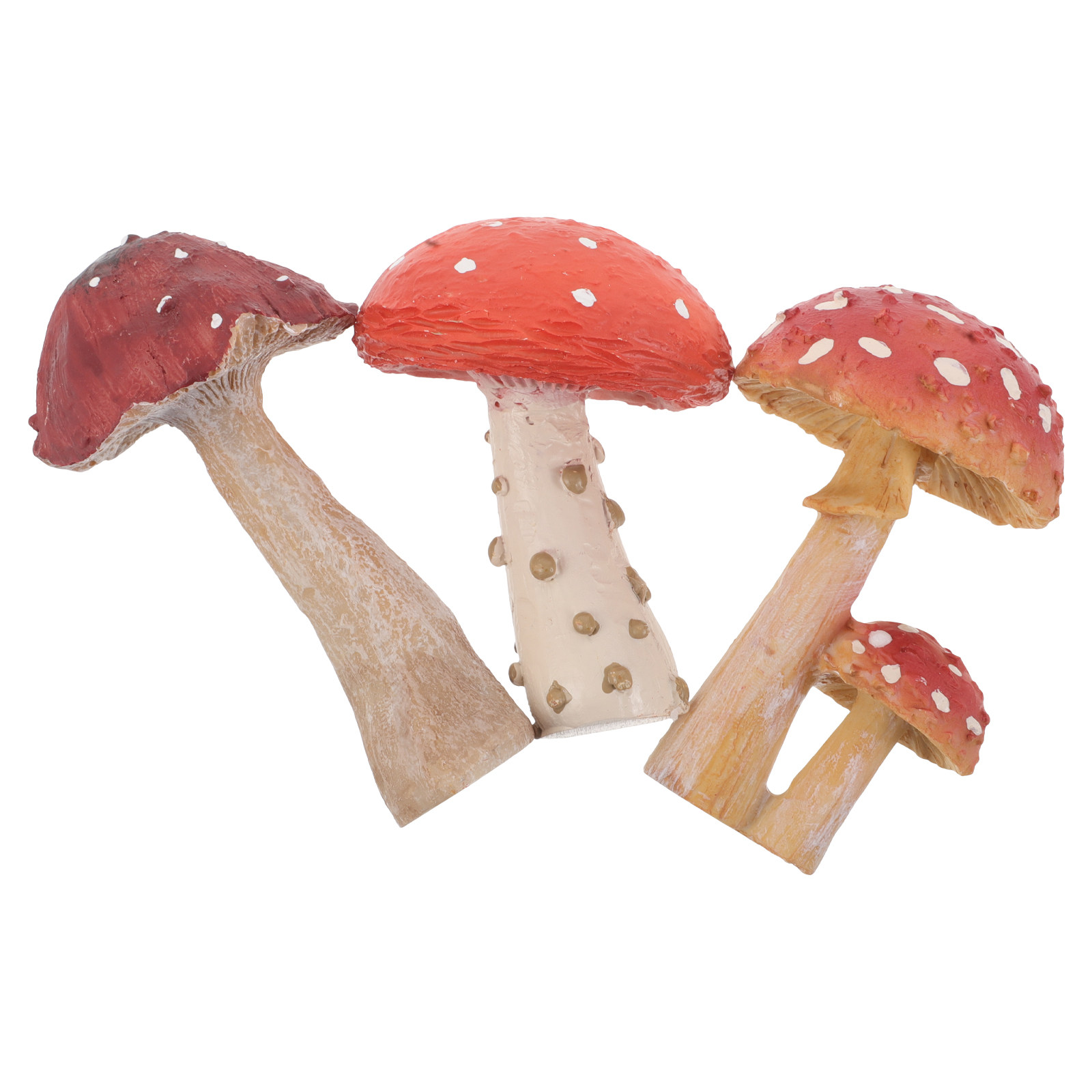 3Pcs Resin Mushroom Garden Sta - Bonsai Garden Set Up 评论和价格
