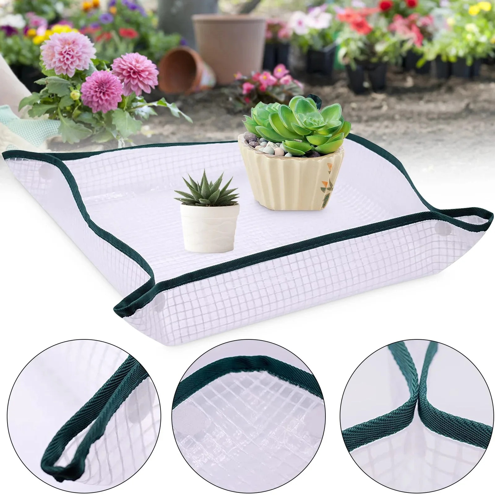 1Pc 50cm/19.68in Plant Repotti - Bonsai Repotting Mat 评论和价格