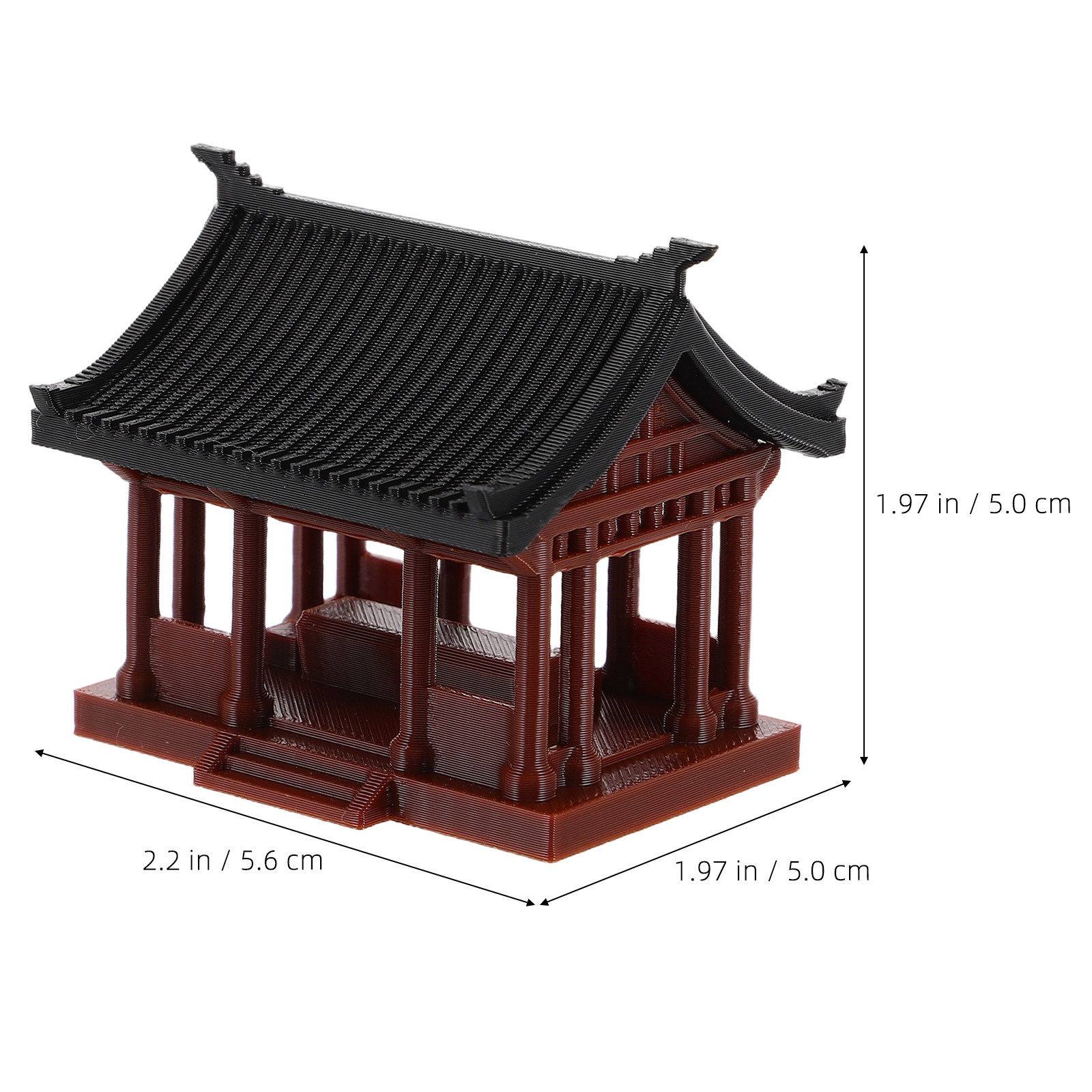 Tiny Asian Pavilion Statue Ele - Bonsai Garden Set Up 评论和价格