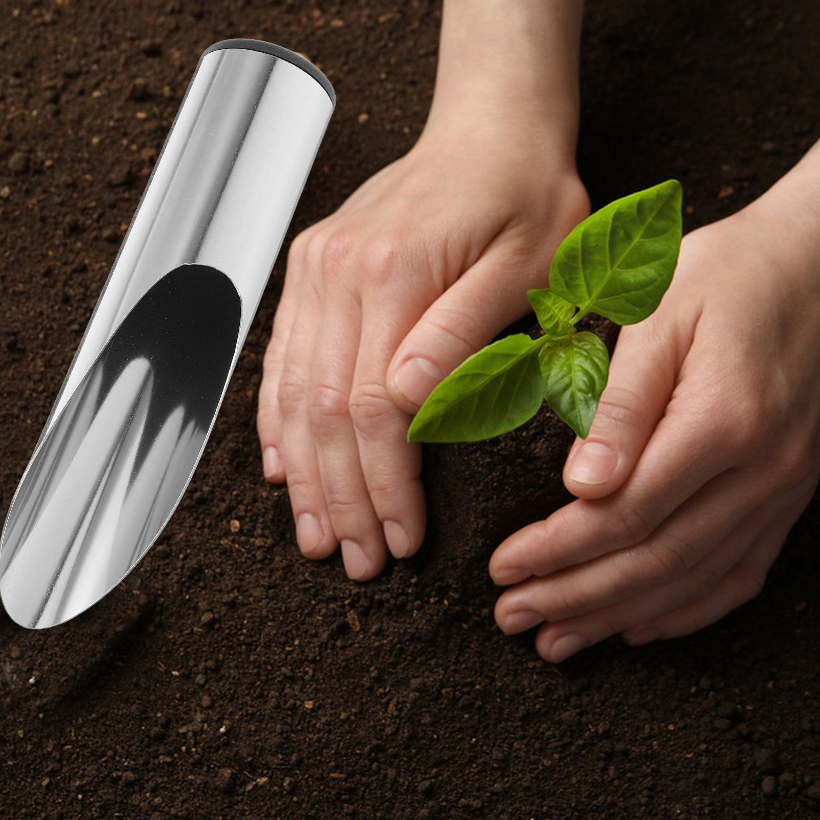 Stainless Steel Garden Shovel  - Soil Scoop Tool 评论和价格