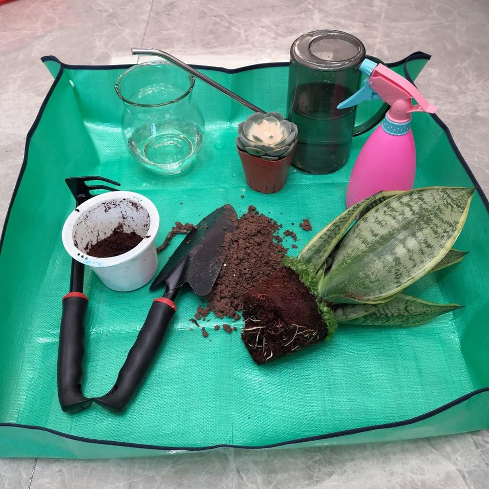 1Pc Foldable Portable Thicken  - Bonsai Repotting Mat 评论和价格