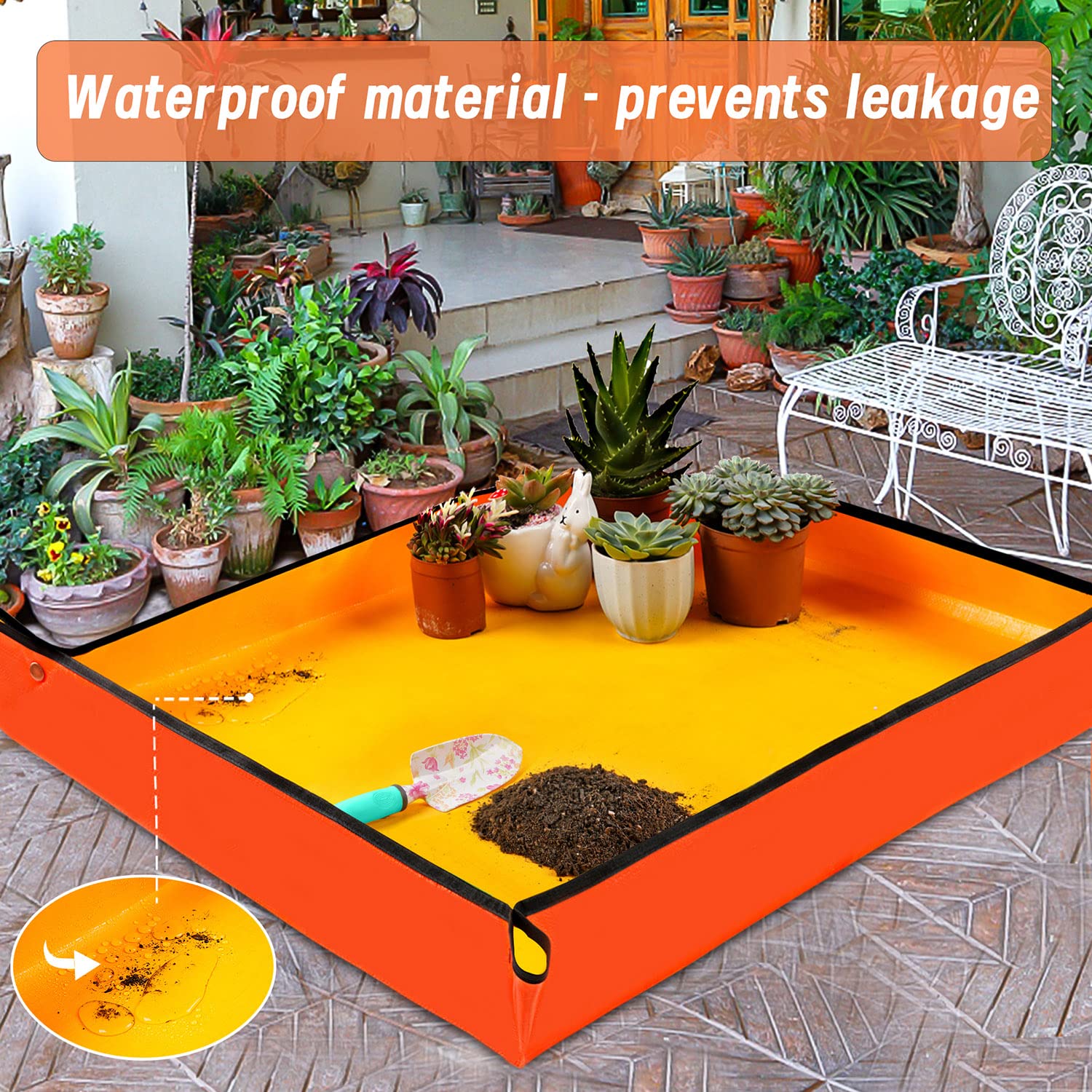 Waterproof Planting Mat PE Pla - Bonsai Repotting Mat 评论和价格