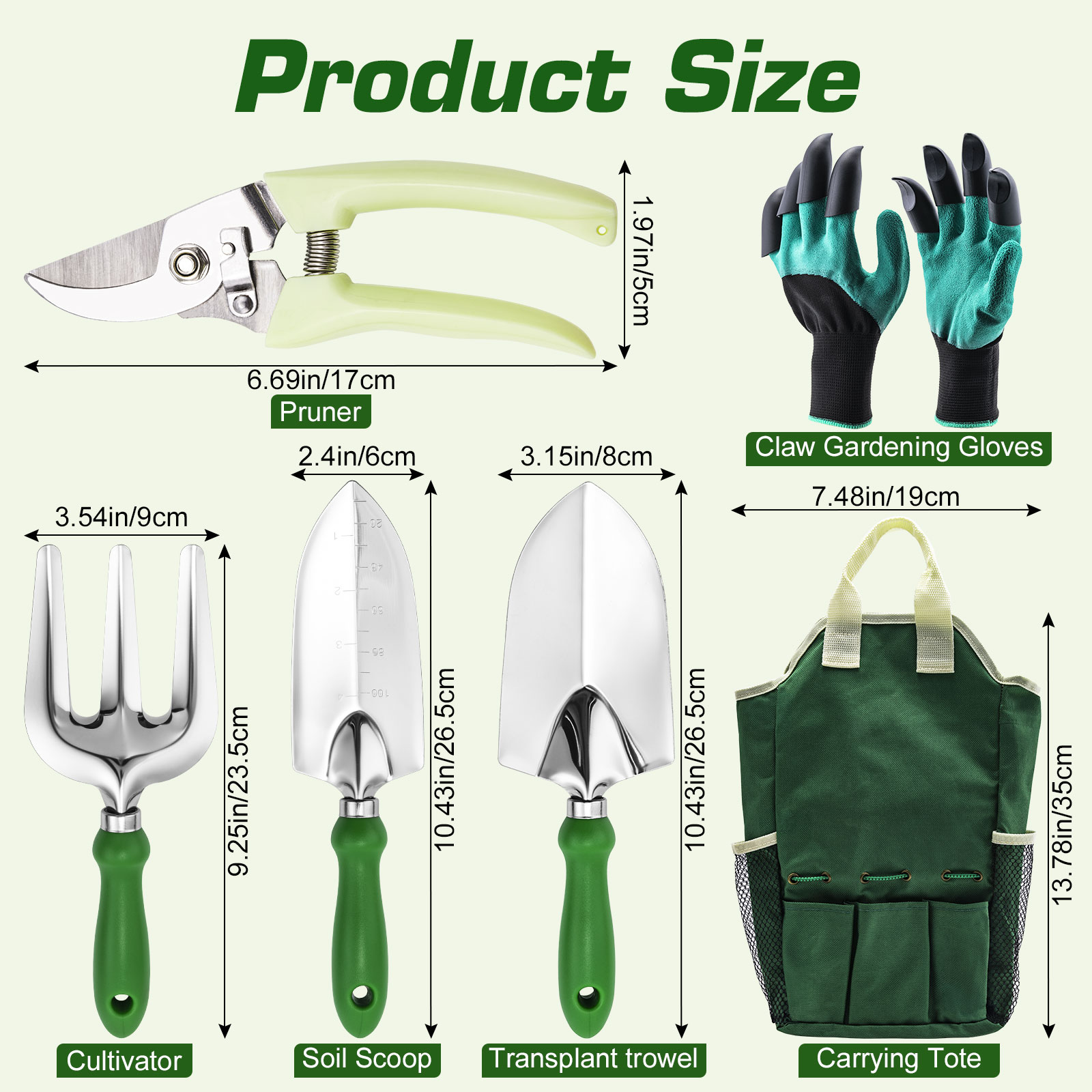 Goture Gardening Tools Set Inc - Soil Scoop Tool 评论和价格