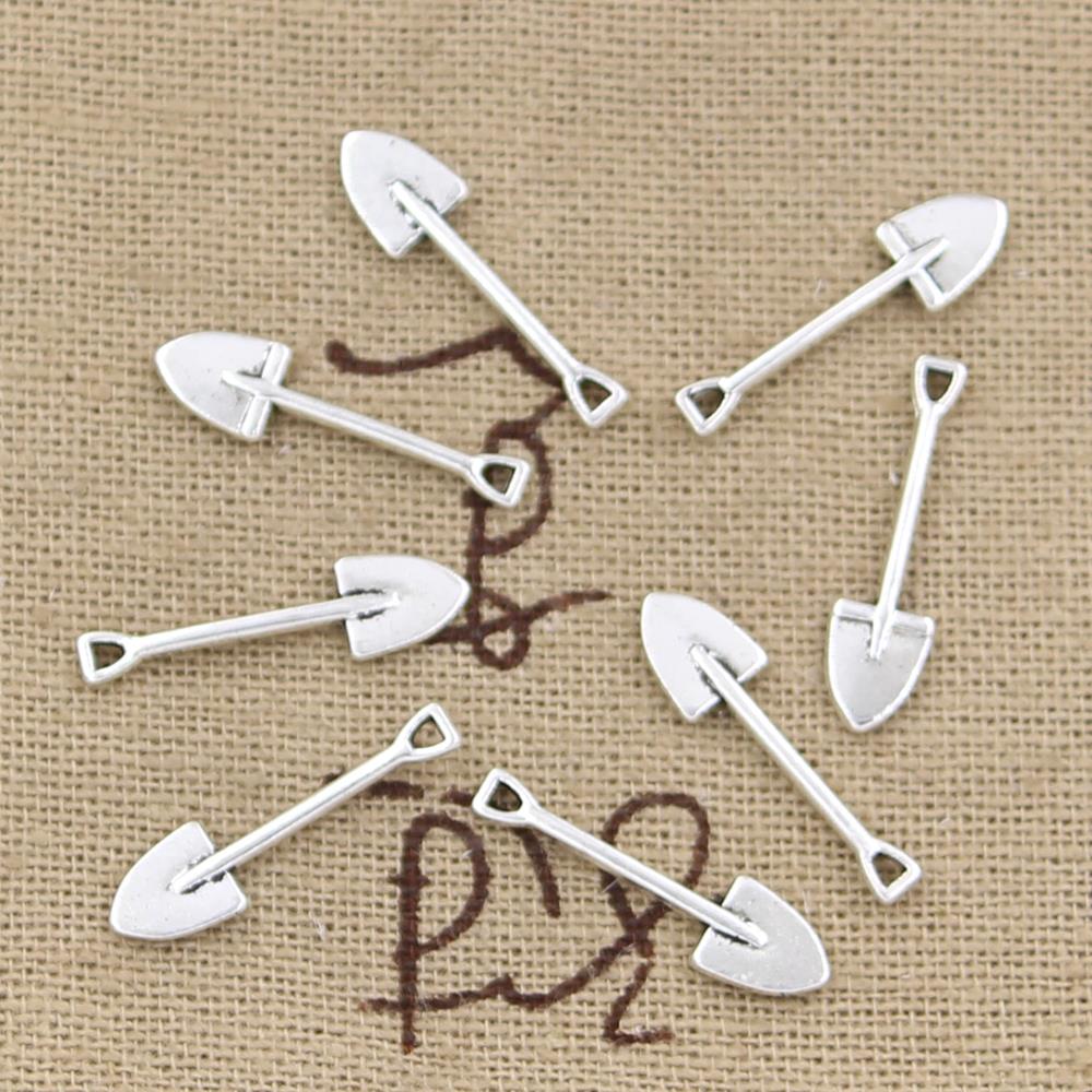 100pcs Charms Shovel Spade Gar - Soil Scoop Tool 评论和价格