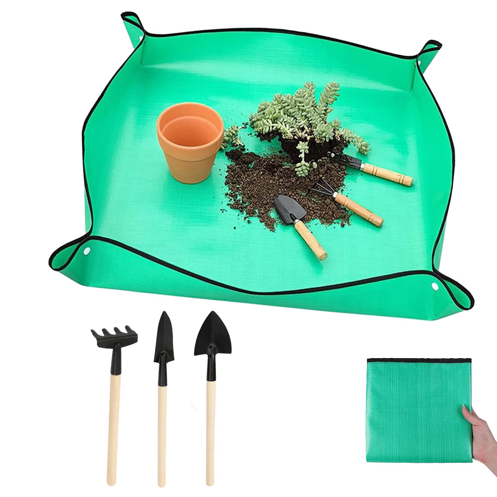 Waterproof Planting Mat PE Pla - Bonsai Repotting Mat 评论和价格