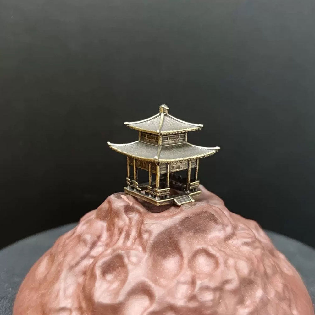 Brass Pavilion Ornament Vintag - Bonsai Garden Set Up 评论和价格