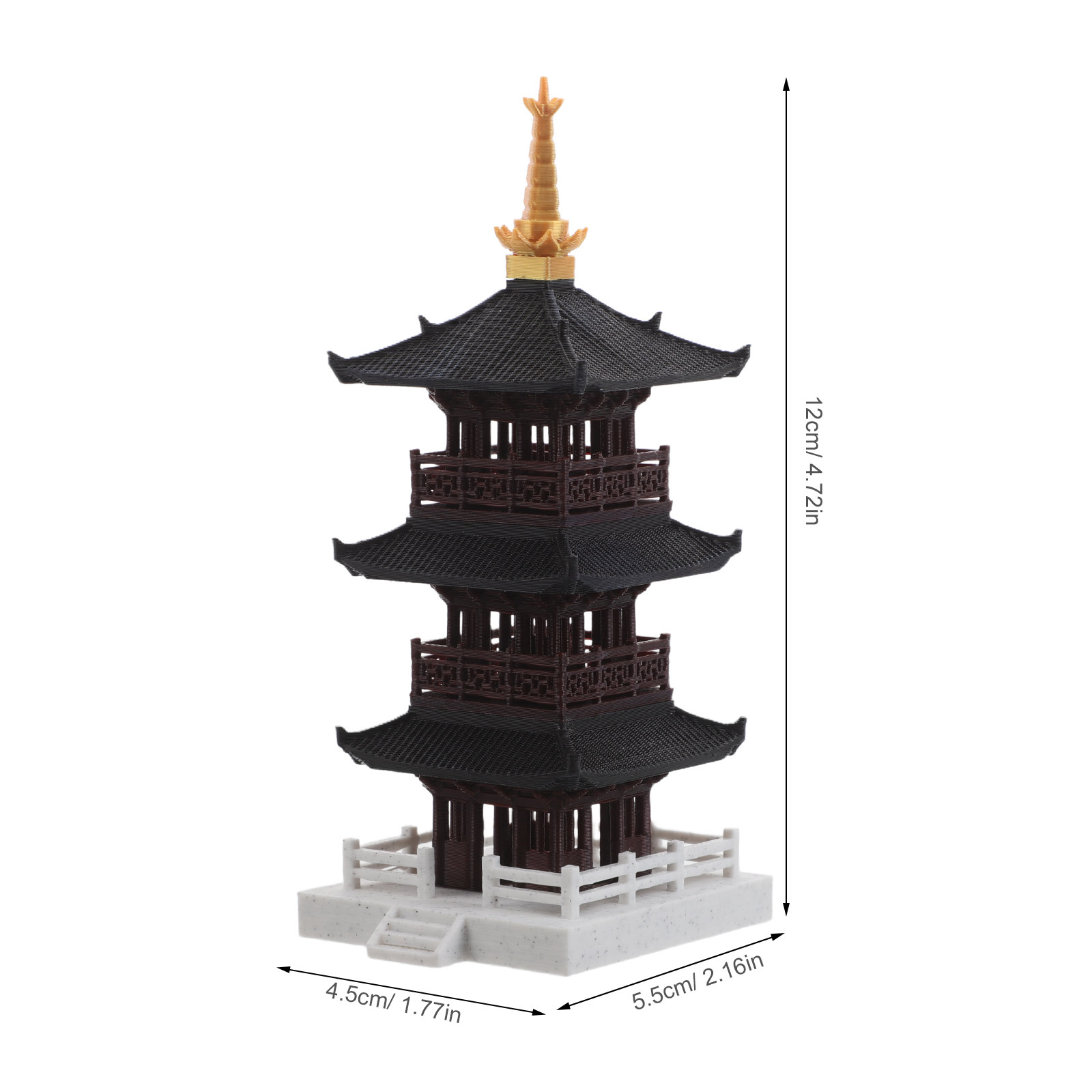 Chinese Pagoda Sculpture Minia - Bonsai Garden Set Up 评论和价格